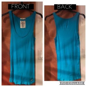 Hollister Stretch blue tank top (never worn)